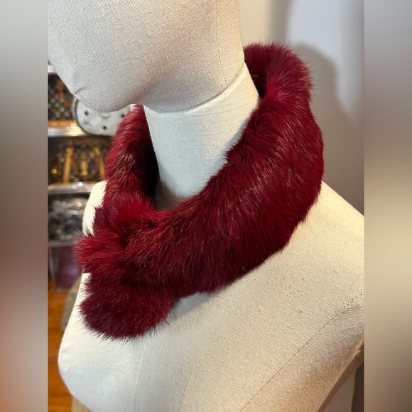 Rabbit fur scarf/head warmer NWOT - Picture 7 of 7